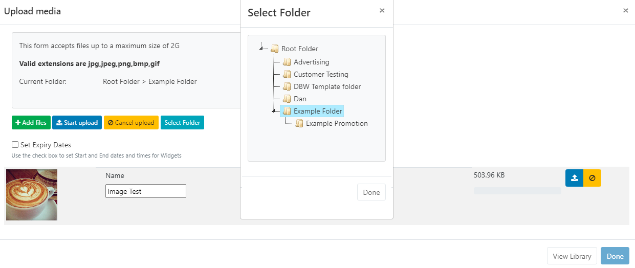 Select Folder